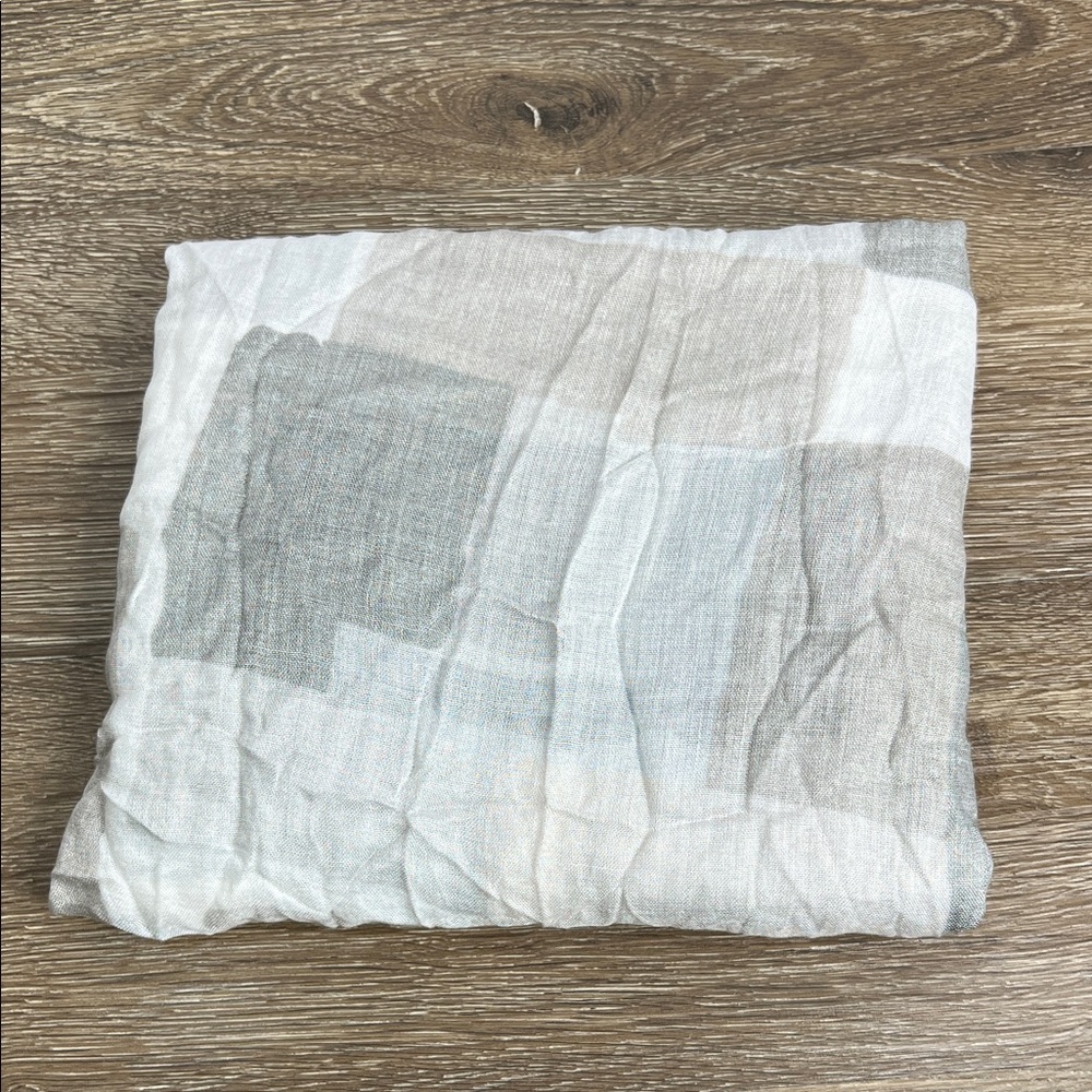 Marla Wynne Abstract Neutral Lightweight Scarf – 100% Viscose